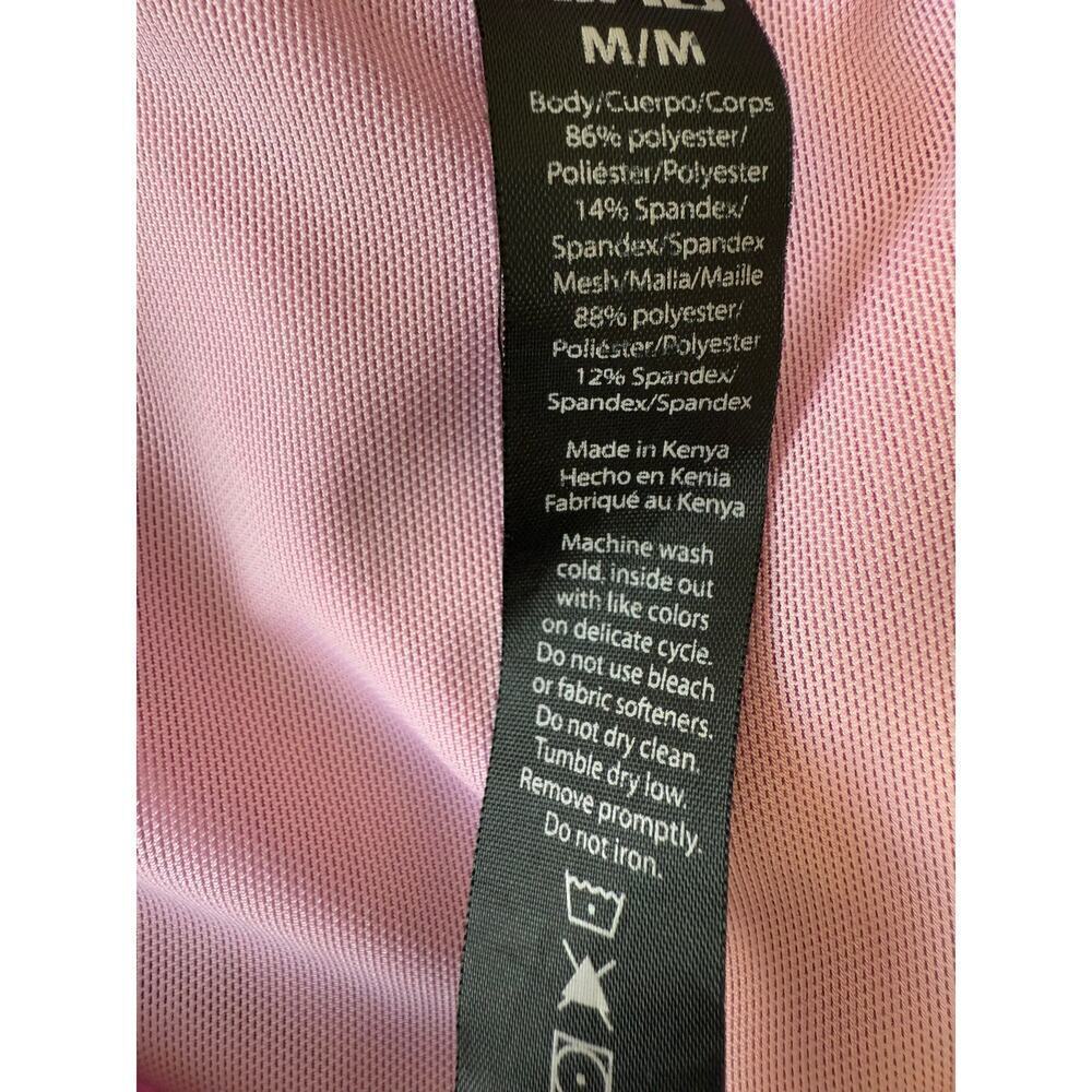 Hind Womens Running Top Light Pink Size M Thumbholes - Picture 5 of 5